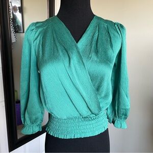 Green blouse